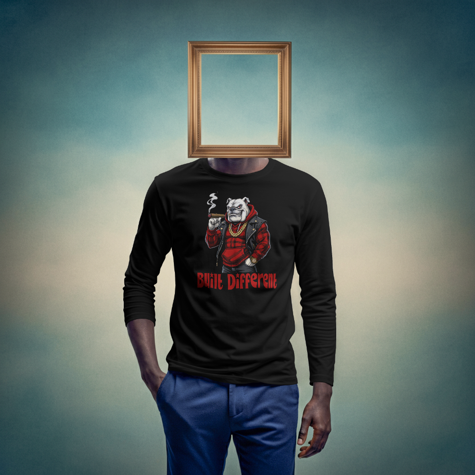 Built Different Bulldog Graphic Short Sleeve T-Shirt