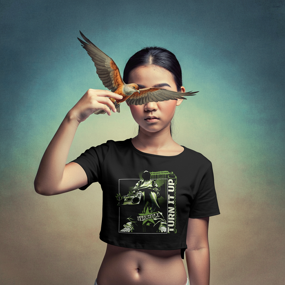 Freestyle Underground Street Art T-Shirt – 80s Electronic Dance Culture Tee