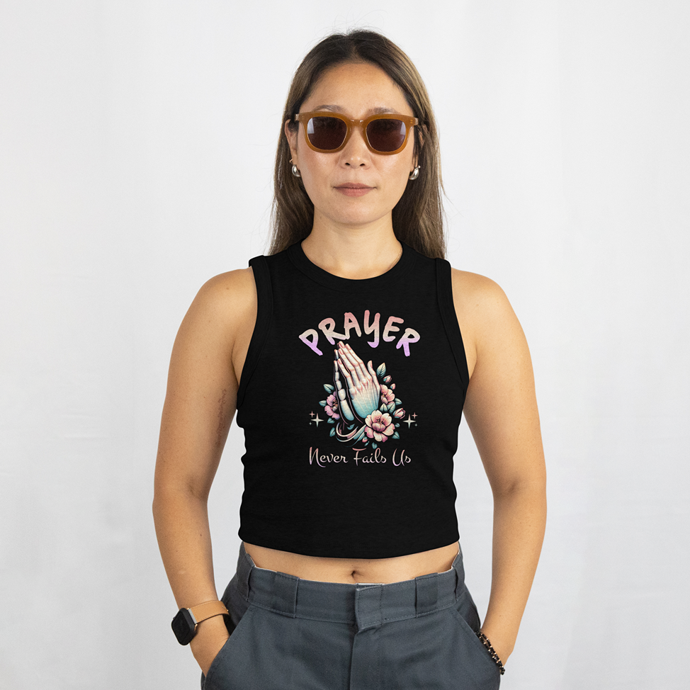 Prayer Never Fails Us T-Shirt – Faith & Hope Graphic Tee